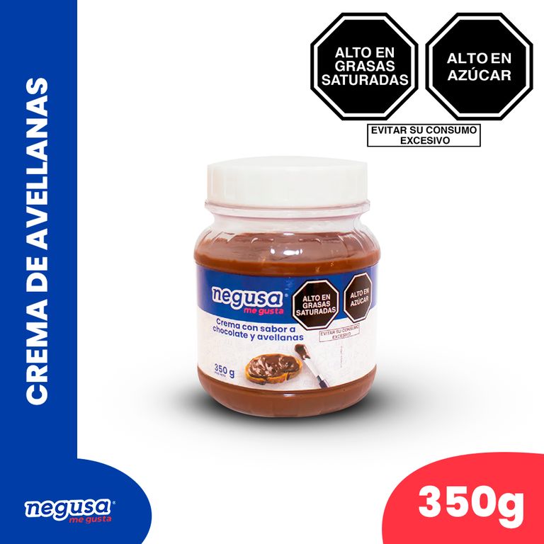 Crema de Chocolate y Avellanas Negusa Envase 350 g