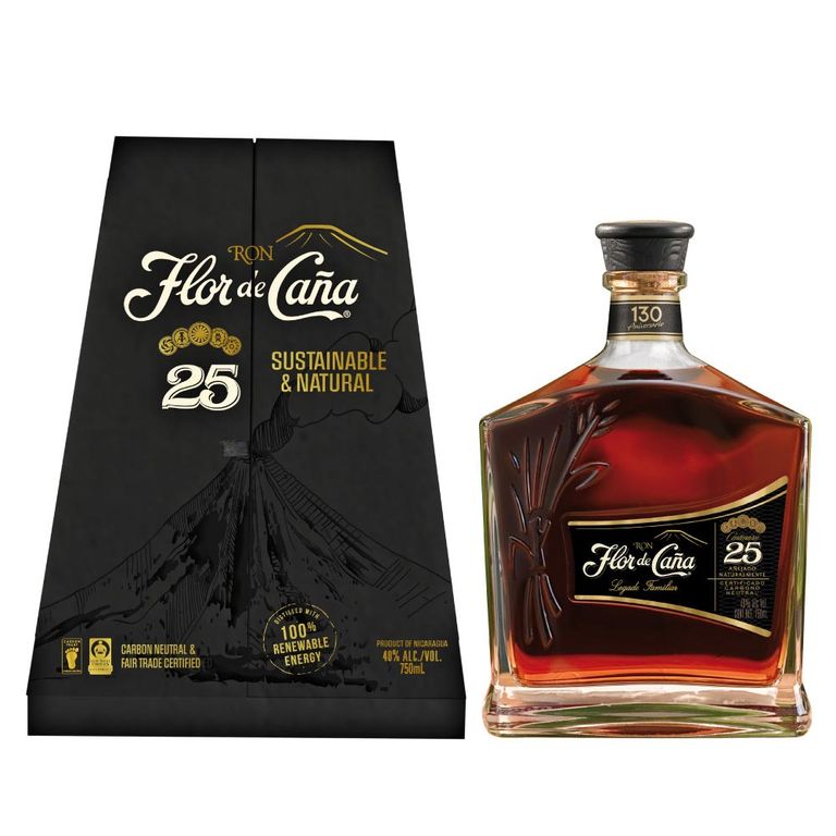 Ron Flor de Caña 25 Años Botella 750 mL