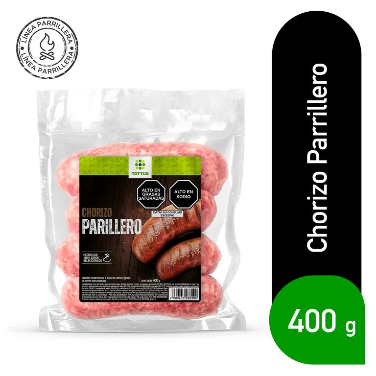 Chorizo Parrillero Tottus Empaque 400 g