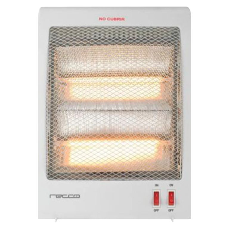 Estufa Halogena 800W Blanco