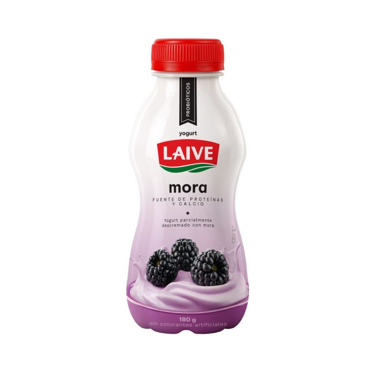 Yogurt Laive Probiótico Mora Botella 180 g