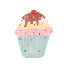 Casa Joven - Mini Plato Cupcake Fresa Donut Party 15C