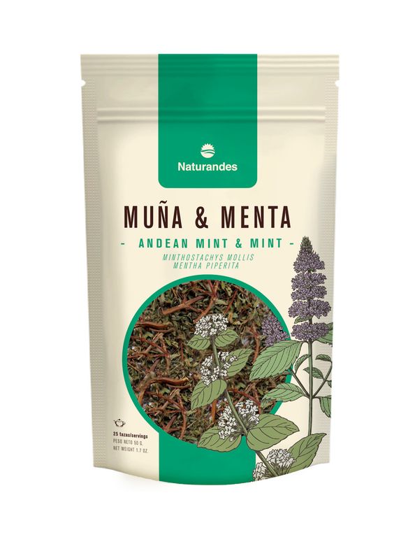 Infusión Menta y Muña Naturandes Doypack 50 g