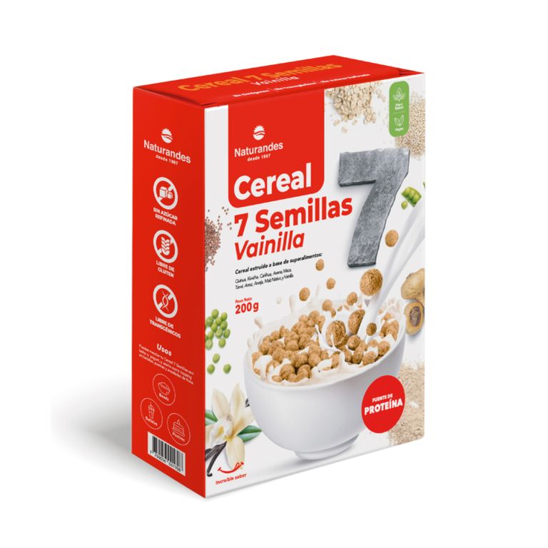 Cereal 7 Semillas Vainilla Naturandes Bolsa 200 g