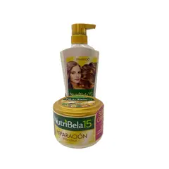 NUTRIBELA - Pack Shampoo 400 mL + Tratamiento Reparación 300 mL