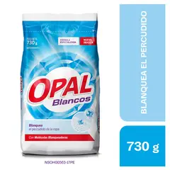 OPAL - Detergente Opal Polvo Blancas Bolsa 730 g