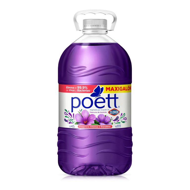 Limpiador Poett Frescura de Lavanda Botella 4.5 L