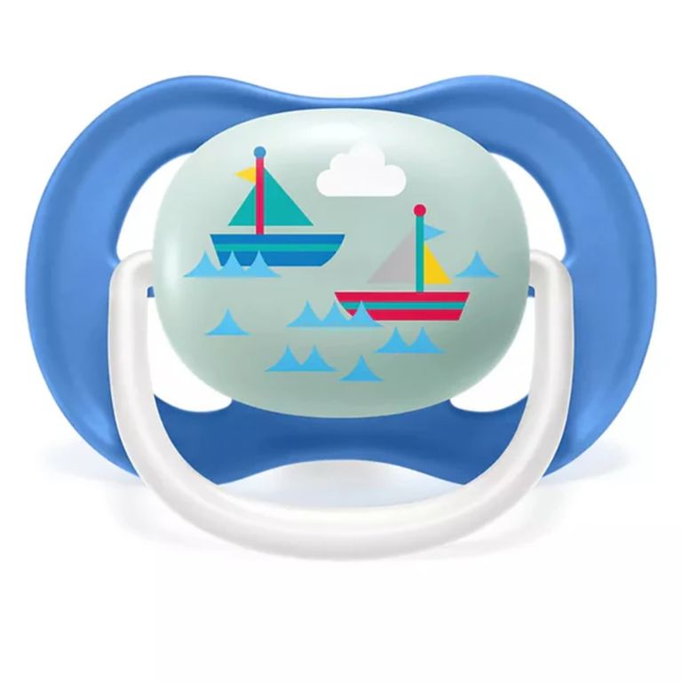 Chupón Ultra Air 1 Pc 6 18 M Botes Azul