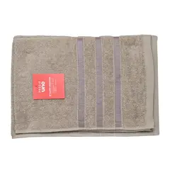Precio Uno - Set Toalla Mano y Baño Bas Taupe