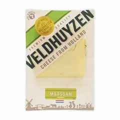 VELDHUYZEN - Queso Maasdam Veldhuyzen en Láminas Empaque 150 g