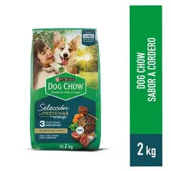DOG CHOW - Alimento Seco Perros Adultos Dog Chow Cordero Bolsa 2 Kg