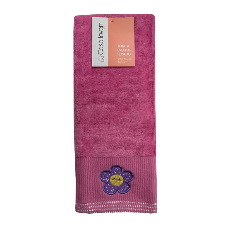 Toalla Escolar Rosado