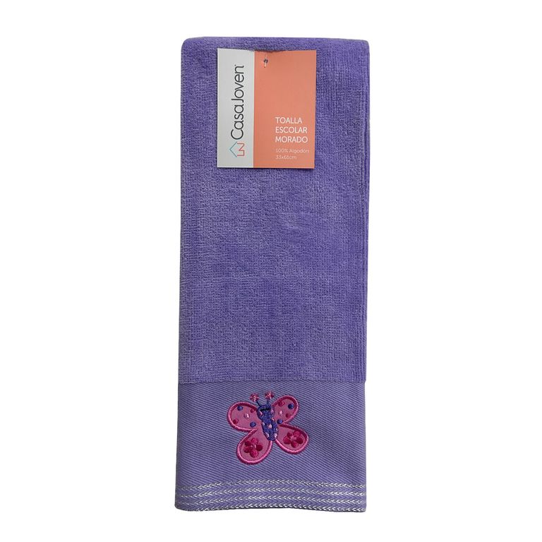 Toalla Escolar Morado
