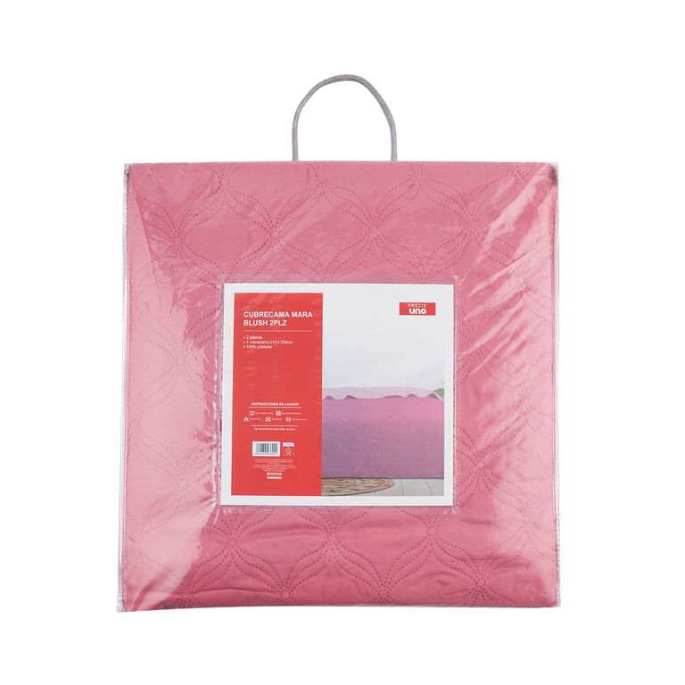 Cubrecama Mara Blush 2Plz