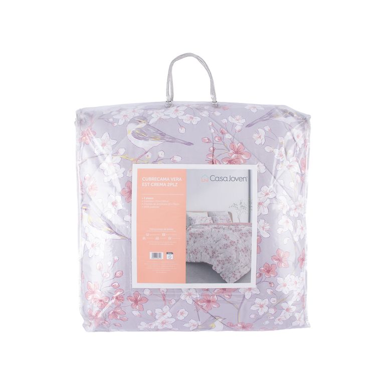 Cubrecama Vera Est Crema 2Plz