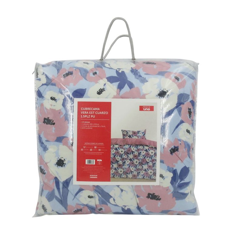 Cubrecama Vera Est Cuarzo 1.5Plz Pu
