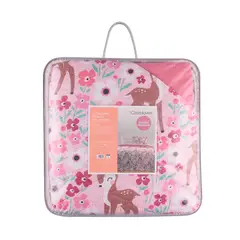 CASA JOVEN - Set de Cama Infantil Rosado con Venados