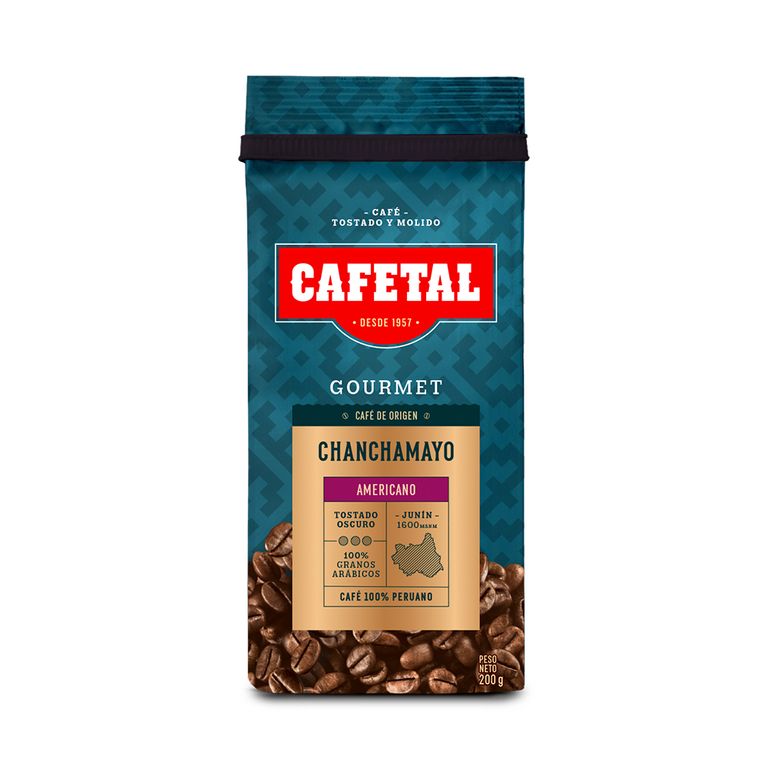 Café Arábico Cafetal Americano Chanchamayo Bolsa 200 g