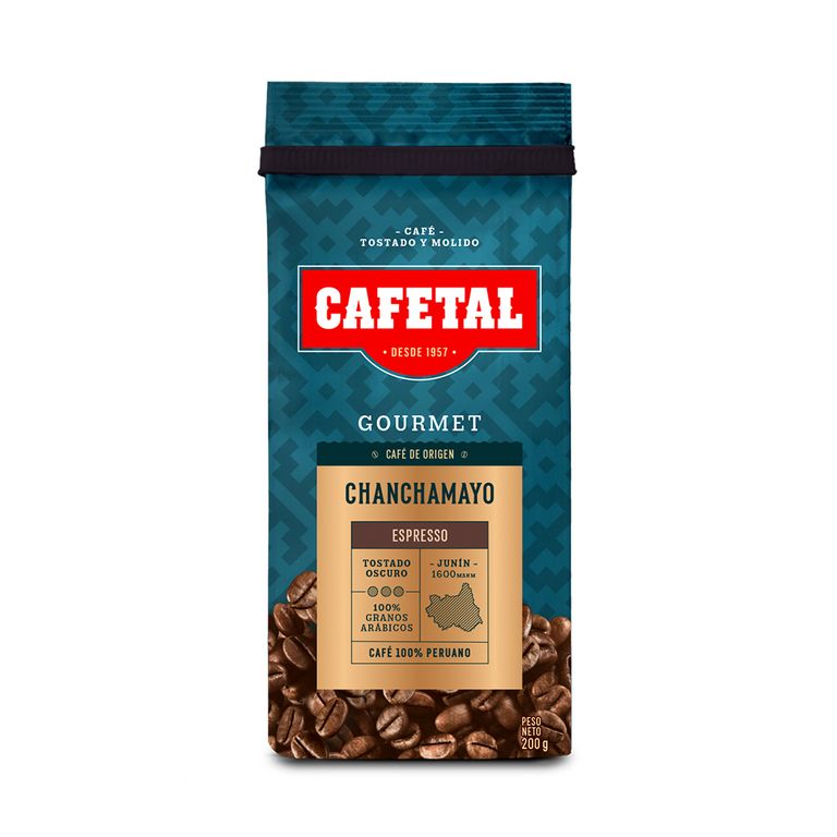Café Arábico Cafetal Espresso Chanchamayo Bolsa 200 g