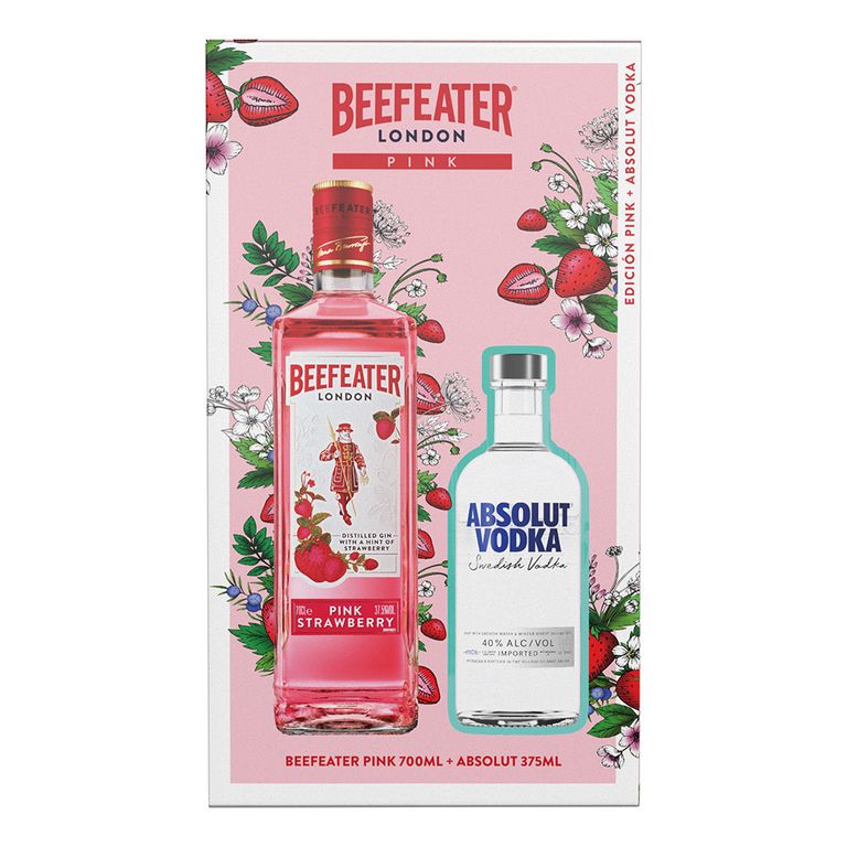 Gin Beefeater Pink 700 mL + Regal Absolut 375 mL