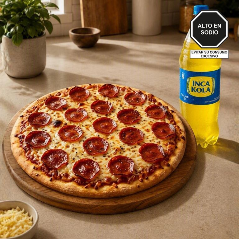 Pizza Peperoni + Inca Kola 1.5L