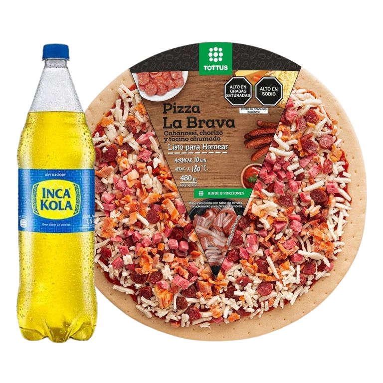 Pizza Brava + Inca Kola 1.5L