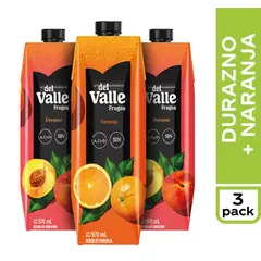 FRUGOS - Valle Durazno 970 mL + Naranja 970 mL