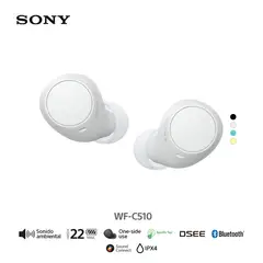 SONY - Sony Audífonos Bluetooth WF-C510 True Wireless Blanco