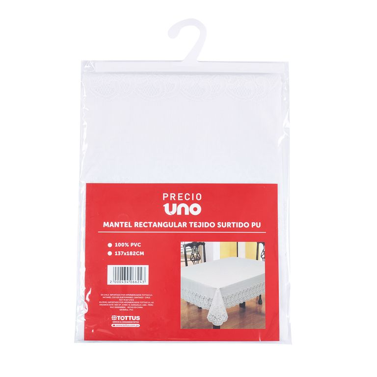 Mantel Rectangular Tejido Surtido Pu
