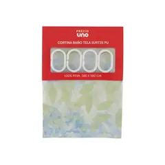 PRECIO UNO - Cortina Baño Tela Surt25 Pu