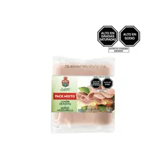 BRAEDT - Pack Jamón Pavita & Queso Mozzarella Braedt Empaque 340 g
