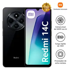 Xiaomi - Smartphone Redmi 14C Midnight 4Gb 256Gb