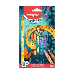 MAPED - Colores Maped Jumbo Jungle Fever Caja 12 Und
