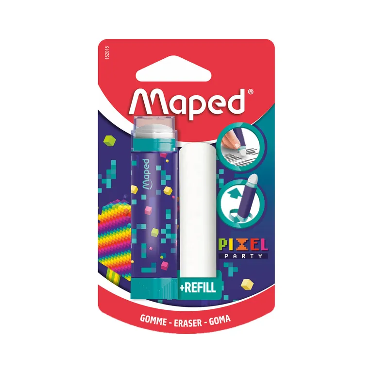 Borrador Maped En Barra Pixel Party