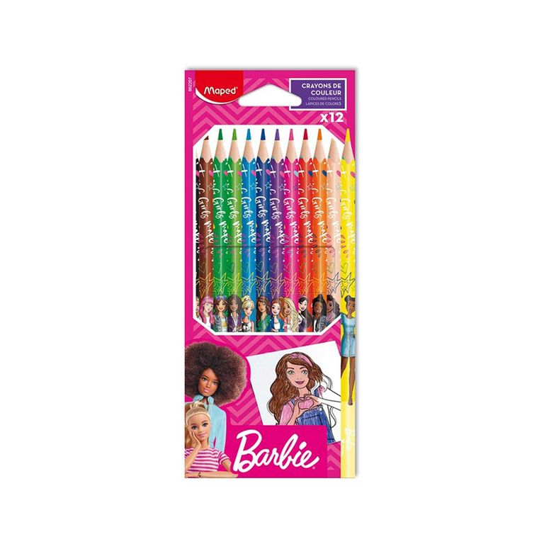 Colores Maped Barbie Caja 12 Und