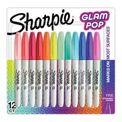 SHARPIE - Marcadores Glampop X12Un