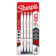 SHARPIE - Boligrafos Sgel X4 Colores Vivos