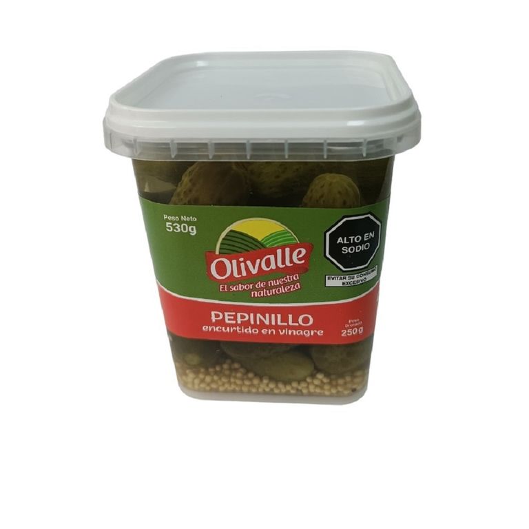 Pepinillos Encurtidos Olivalle en Salmuera Envase 250 g