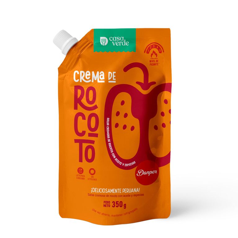Crema de Rocoto Casa Verde Doypack 350 g