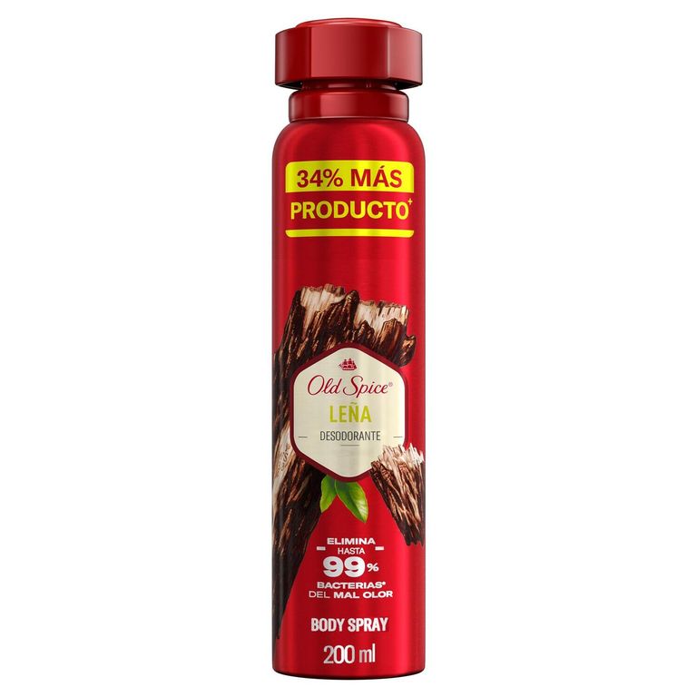 Desodorante en Spray Old Spice Leña Envase 200 mL