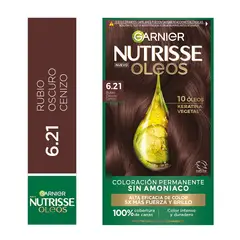 NUTRISSE - Kit Tinte Capilar Nutrisse Tono 6.21 Rubio Oscuro Cenizo