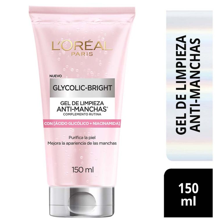 Gel Limpiador Facial Loreal Ácido Glicólico Envase 150 mL