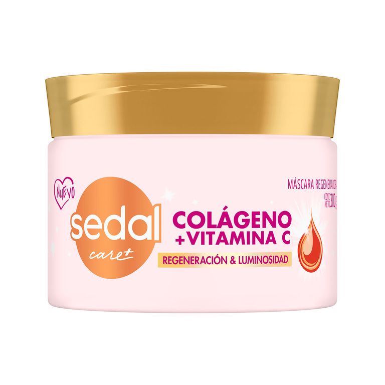 Máscara Tratamiento Sedal Colágeno Vitamina C Envase 300 g