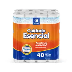 TOTTUS - Papel Higiénico Esencial Pack 40 Und