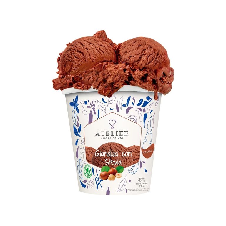 Helado Artesanal Gianduia Atelier Pote 500 mL