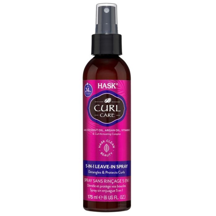 Spray Sin Enjuague 5 en 1 Hask Curl Care Envase 175 mL