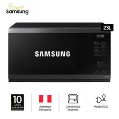 SAMSUNG - Microondas Samsung 23Lt Acero Inox Neg