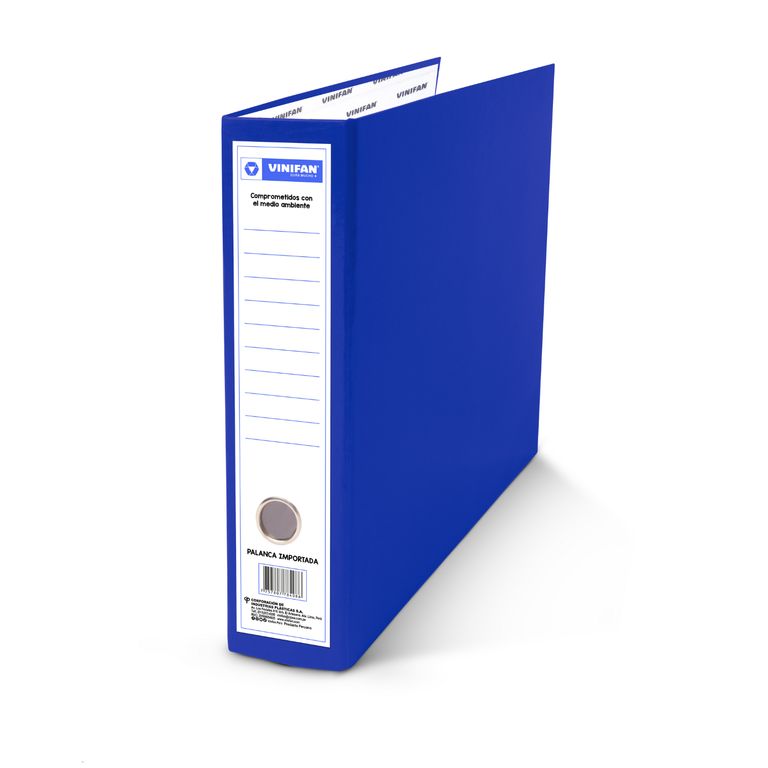 Archivador Palanca Vinifan Oficio Plástico Azul