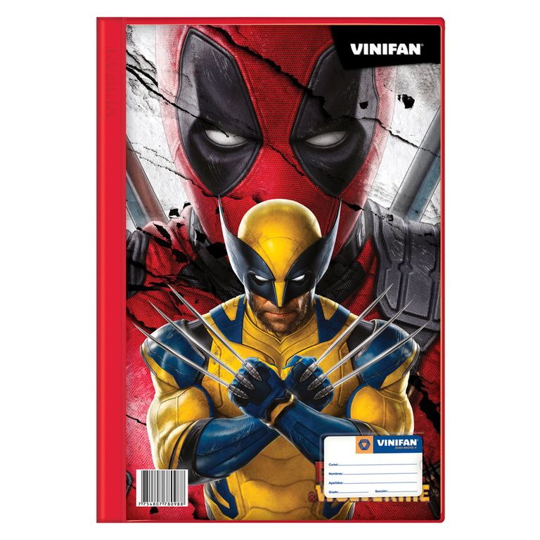 FOLDER VINIFAN FANTASIA OFICIO DEADPOOL