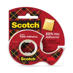 SCOTCH - Cinta Súper Adhesiva Scotch 19 mm Con Dispensador
